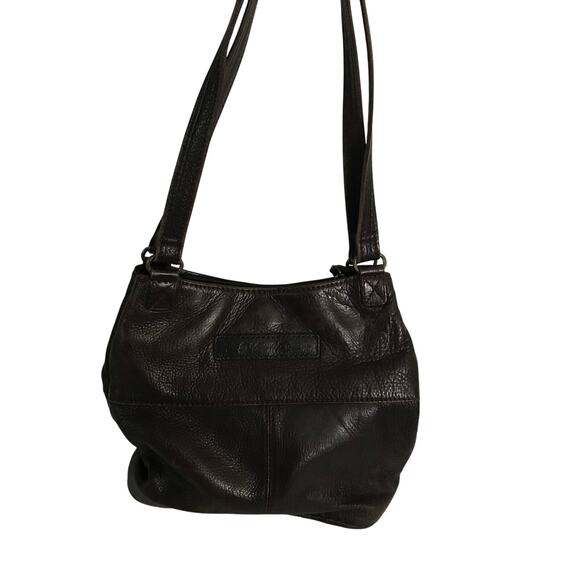 Fossil Purse Womens Leather Brown Shoulder Multiple Pockets Inside and Out - Picture 2 of 15